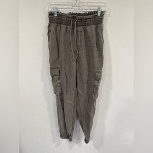 Abercrombie & Fitch Green Cargo Joggers Size Small Regular VGUC